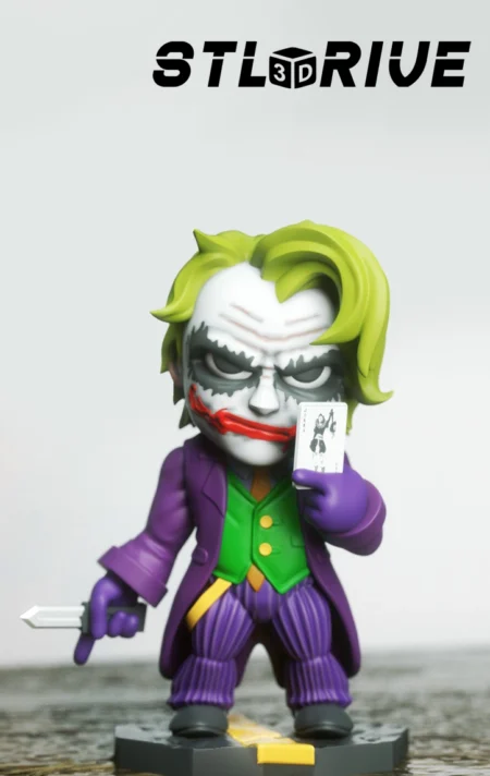 Joker Heath Ledger Chibi Digital STL Files