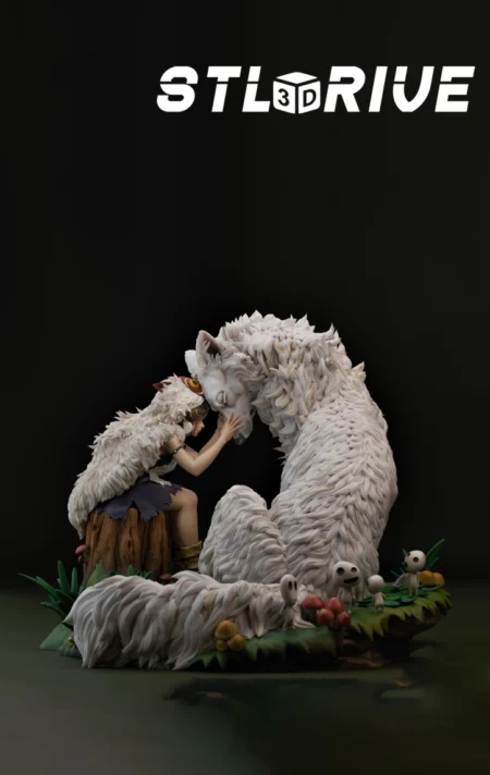 San Princess Mononoke v2 Digital STL Files