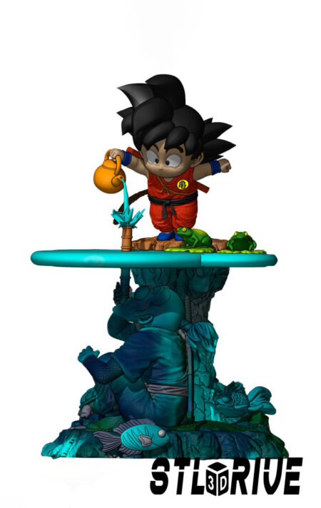 Goku And Murasaki Digital STL Files for 3D Printing