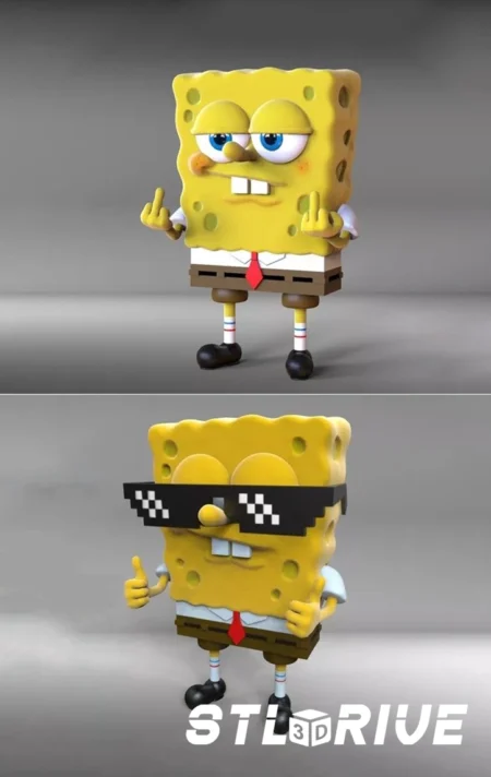 Bob Esponja (SpongeBob) 3D Print STL Model 