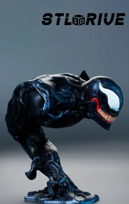 Venom Symbiote Bust 3D Print STL Model