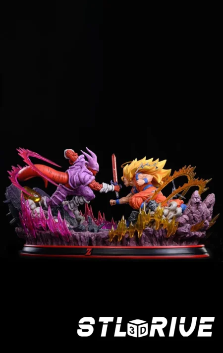 Goku vs Janemba 3D Print STL Model