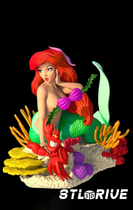 Little Mermaid 3D Print STL Files