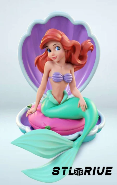 Little Mermaid Pose 3D Print STL Files