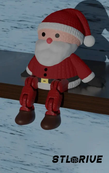 Knitted Santa 3D Print STL Model