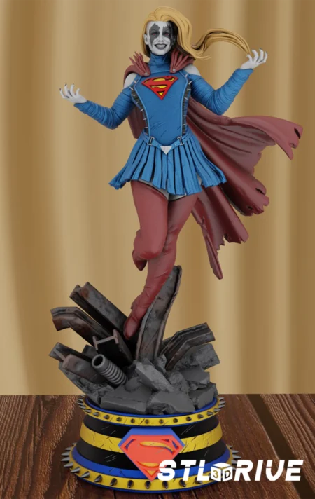 Supergirl Infected 3D Print STL Model