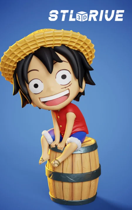 Luffy Chibi 3D Print STL Model