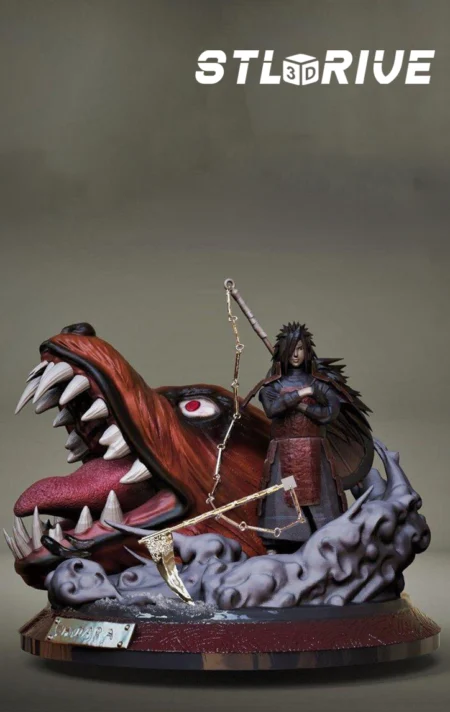 Madara Uchiha Diorama 3D Print STL Model 