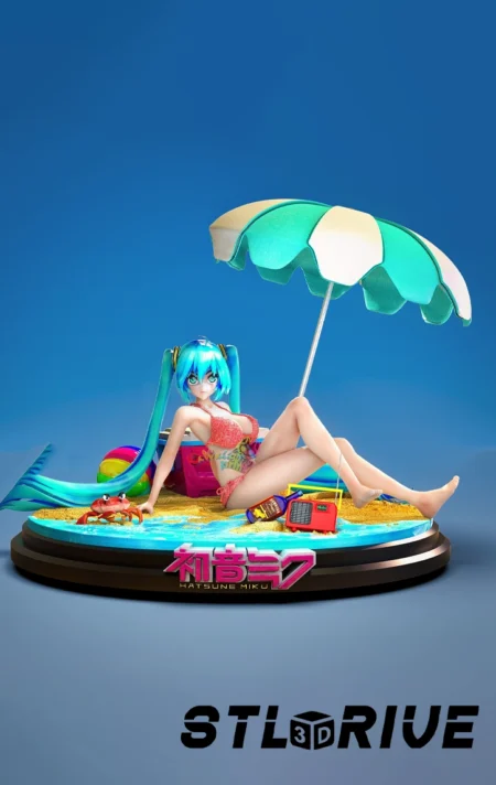 Miku Beach Digital STL Files