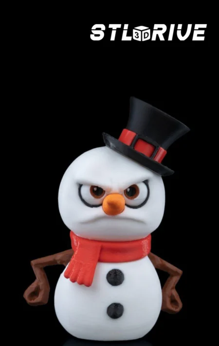 Mr. Frosty 3D Print STL Model 