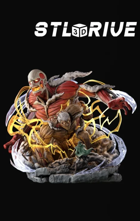 Armored Titan and Colossal Titan Digital STL Files