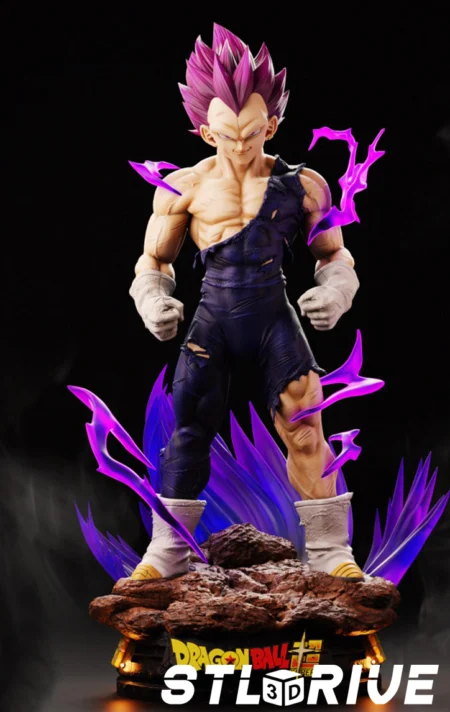 Vegeta Ultra Ego 3D Print STL Model