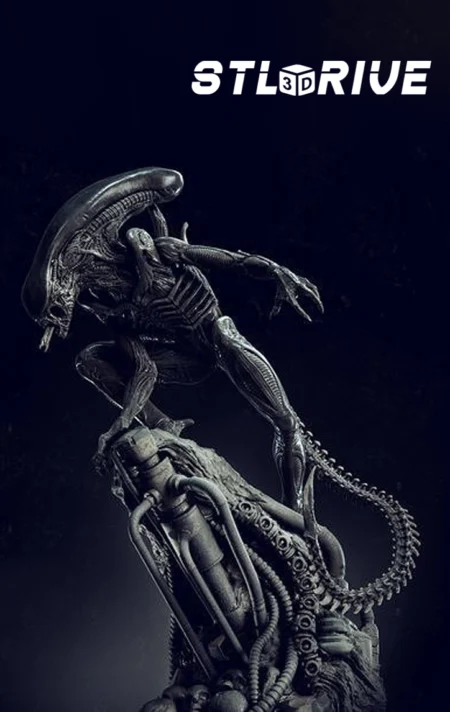 Alien Statue Fanart 3D Print STL Model