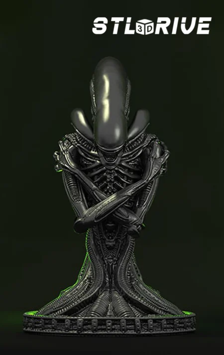 Alien Xenomorph Bust 3D Print STL Model 