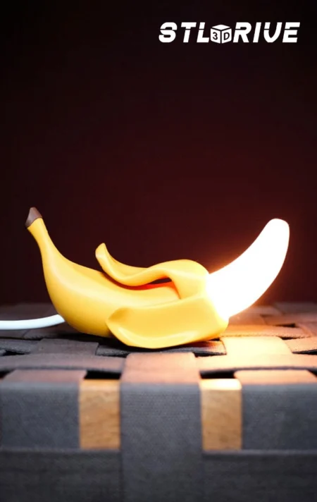 Banana Lamp Digital STL Files