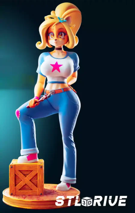 Coco Bandicoot 3D Print STL Model 