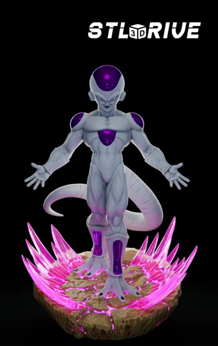 Freeza 3D Print STL Model – The Galactic Emperor from Dragon Ball Z