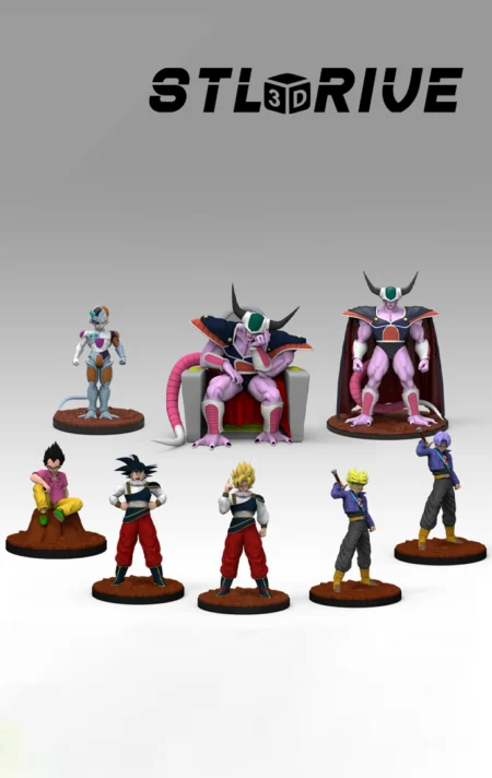 Dragon Ball Miniatures 3D Print STL Collection