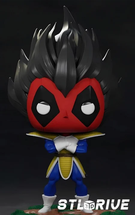 Vegetapool Funko Pop 3D Print STL Model 