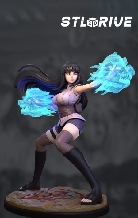 Hinata Hyuga 3D Print STL Model 