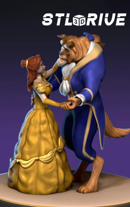 Beauty and The Beast – 3D Printable STL Model