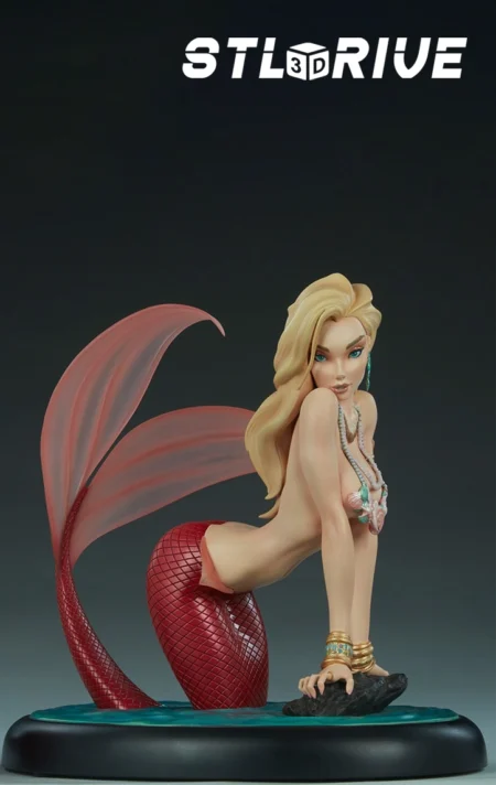 Little Mermaid 3D Print STL Model 