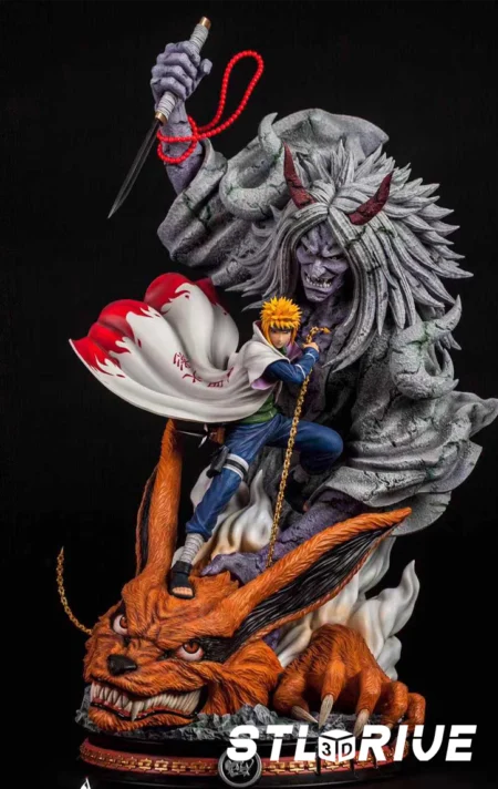 Minato And Kurama from Naruto Digital STL Files