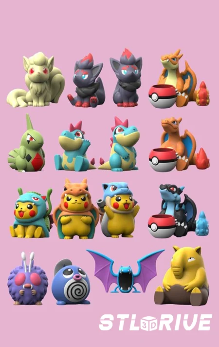 Pokémon Mini – Adorable 3D Printable STL Model Collection