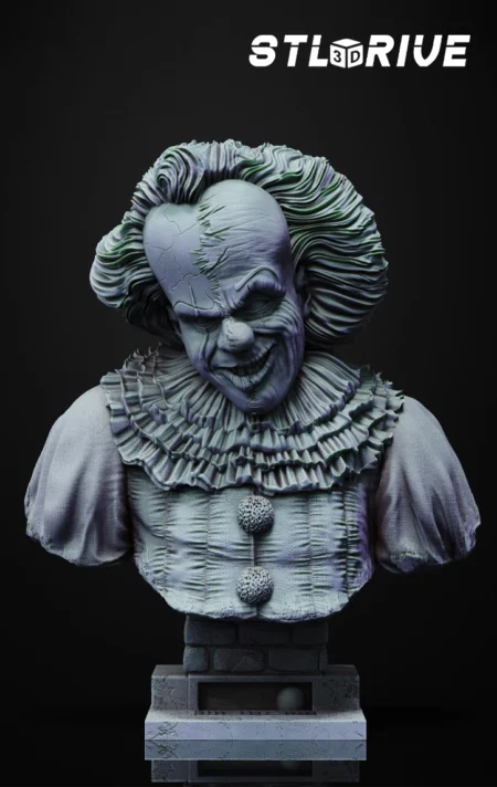 Pennywise Bust Digital STL Files