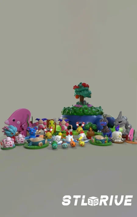 Pokémon Minis STL Collection 