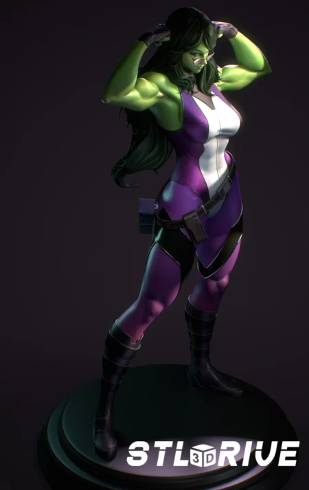 She-Hulk Glasses Digital STL Files