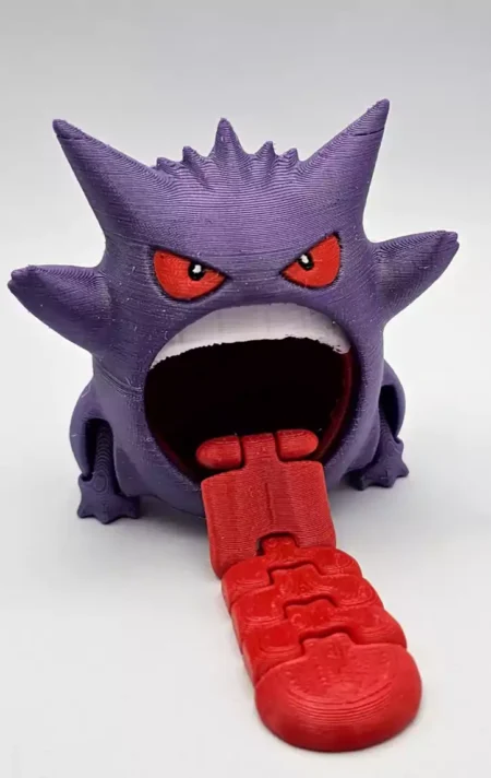 Gengar Flexi Articulated Pokémon 3D Model STL