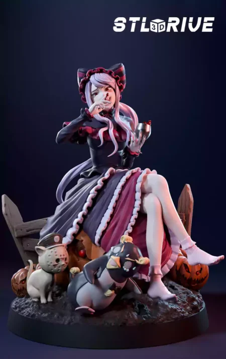 Shalltear Bloodfallen – Pumpkin 3D Printable STL Model