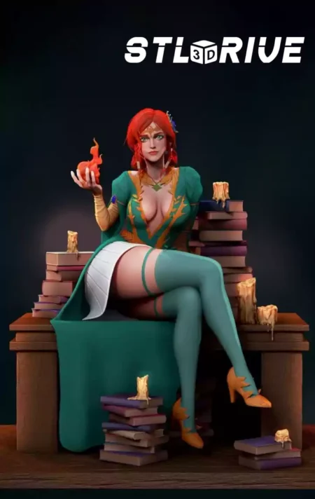 Triss Merigold V2 3D Print STL Model 