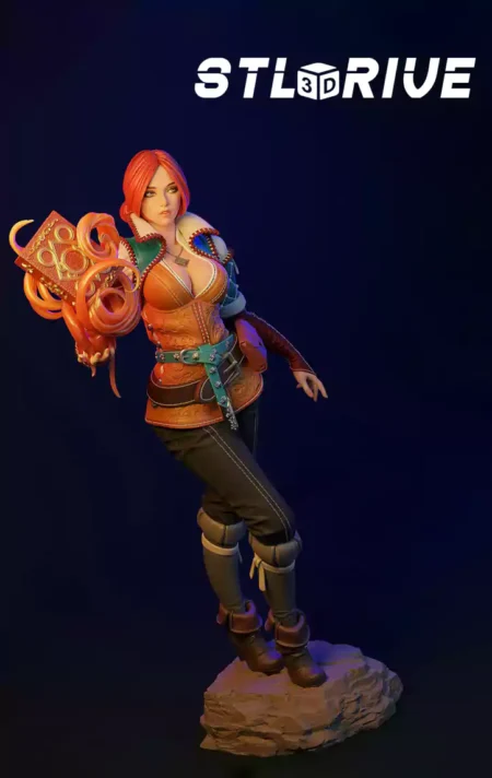 Triss Merigold 3D Print STL Model 