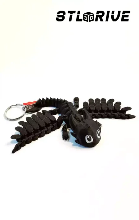 Flexi Baby Toothless Articulated Flexi Toy STL Model