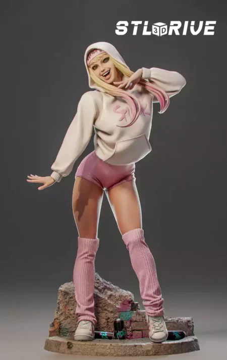 Gwen Stacy 3D Print STL Model 