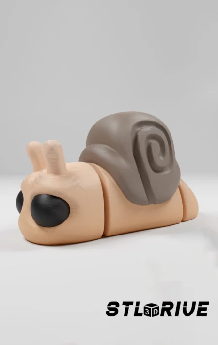 Cute Snail 3D Print STL Model