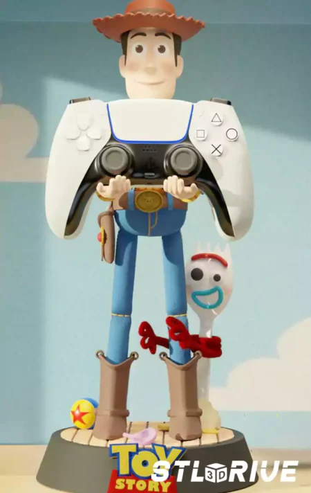 Woody Controller Holder 3D Print STL Model 