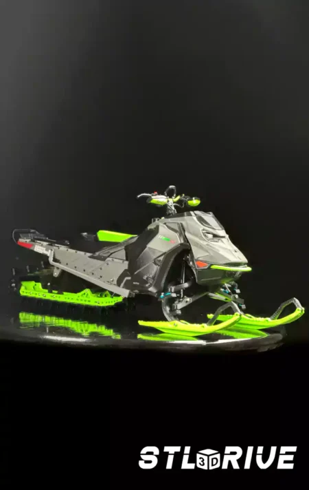 SkeeRide 2 RC Snowmobile 3D Printable 