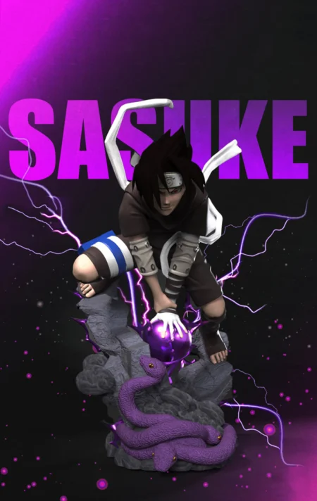 Sasuke Uchiha Chidori STL 3D Print Model