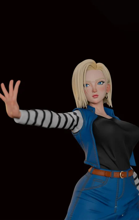 Android 18 STL 3D Print Model