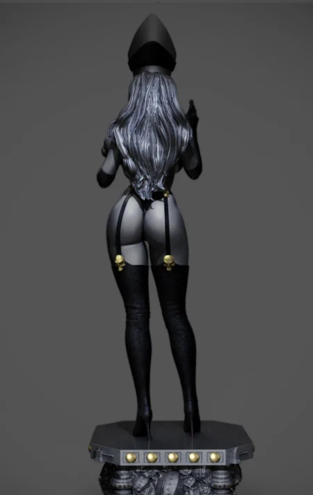 Lady Death Ghost STL 3D Print Model