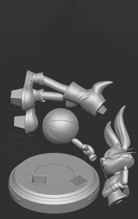 Bugs Bunny Space Jam STL 3D Print Model