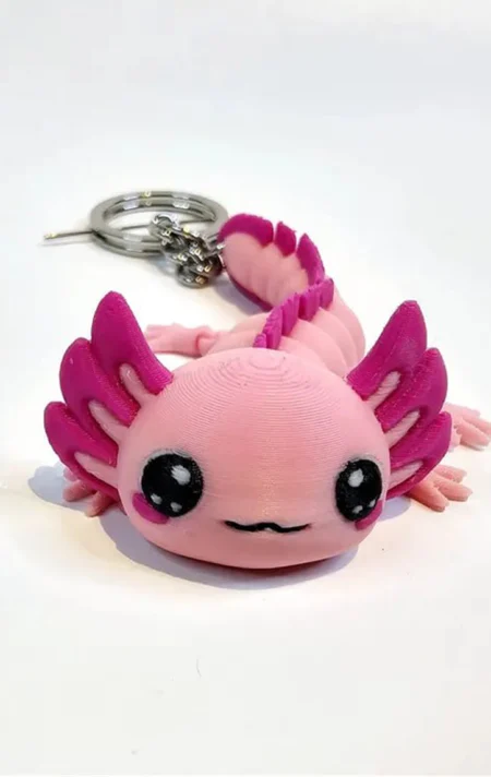 Baby Axolotl STL 3D Print Model