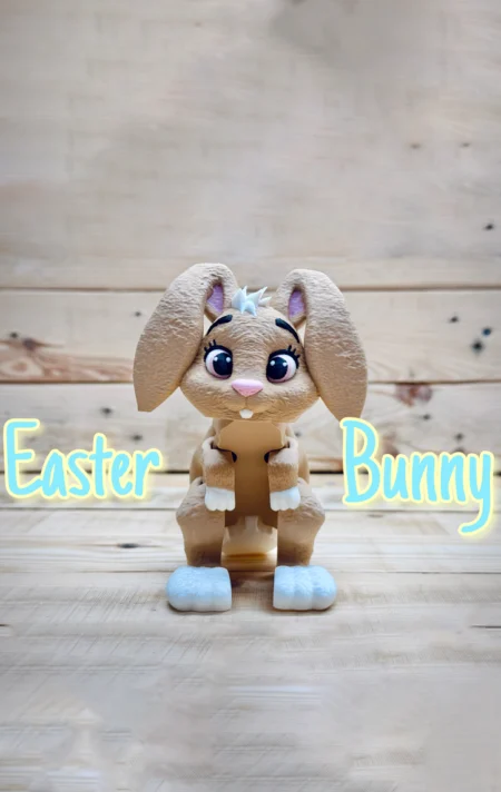 Easter Bunny STL 3D Print Model