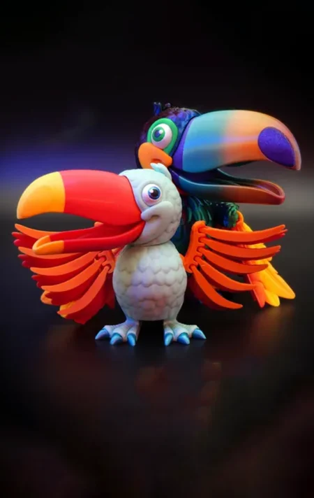 Toucan STL 3D Print Model