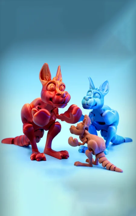 Kangaroo STL 3D Print Model