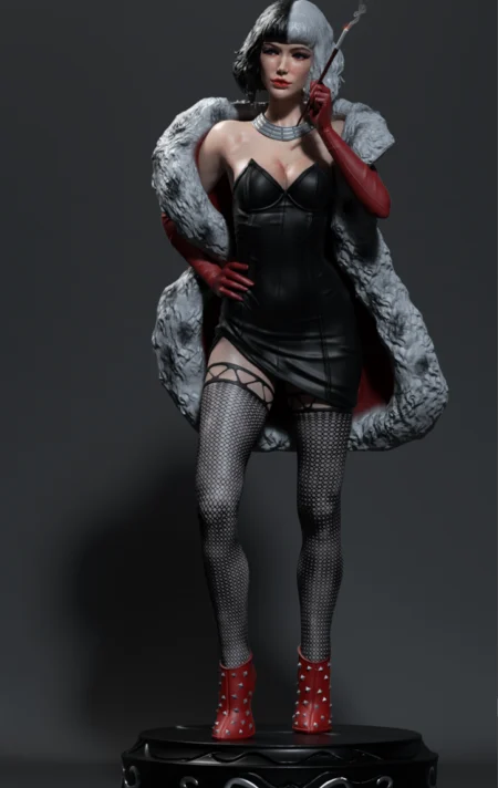 Cruella STL 3D Print Model