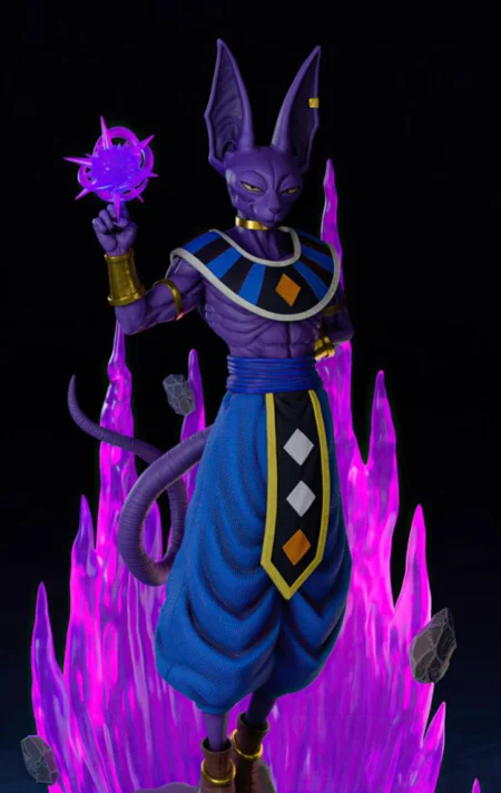 Beerus STL 3D Print Model Bring the God of Destruction to life with this premium Beerus STL 3D print model, inspired by his powerful and enigmatic appearance in Dragon Ball Super. Designed for collectors and fans alike, this model captures Beerus’s divine elegance and raw destructive potential — whether posed mid-battle or in his iconic, laid-back stance.